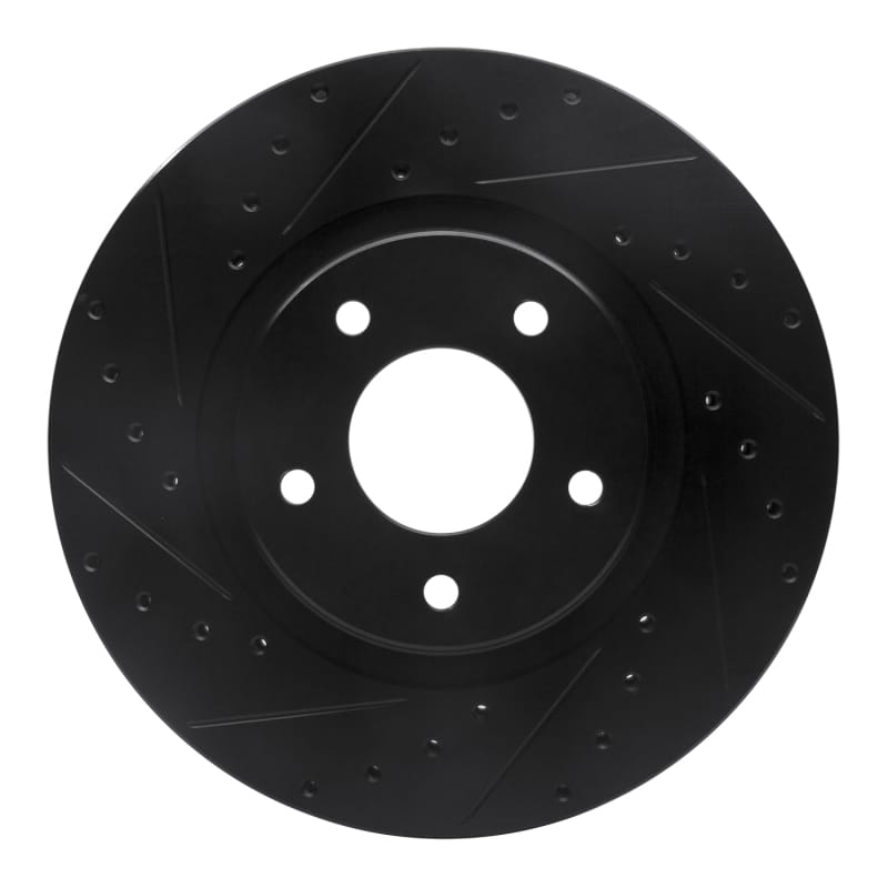R1 Concepts — R1 98-06 Jaguar XK8 Front Left Drilled & Slotted Black Brake Rotor
R1 Brake Rotor Drill