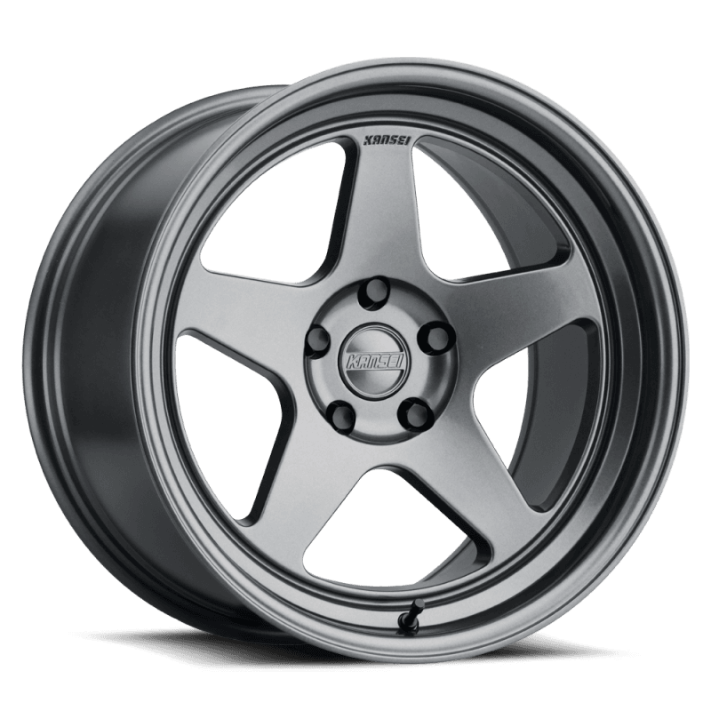 Kansei — Kansei K12G Knp 18x9.5in / 5x114.3 BP / 22mm Offset / 73.1mm Bore - Gunmetal Wheel