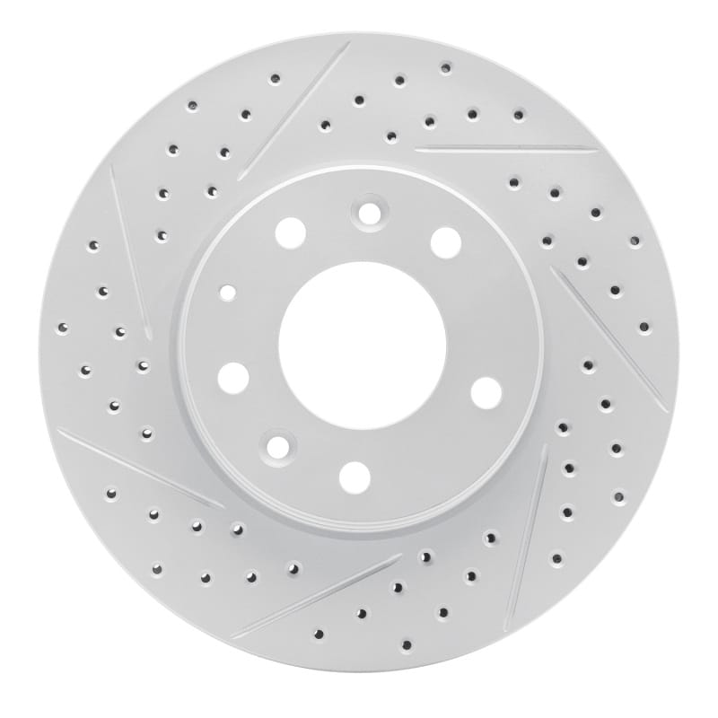 R1 Concepts — R1 03-05 Mazda 6 Front Left Drilled & Slotted Geo-Carbon Rotor