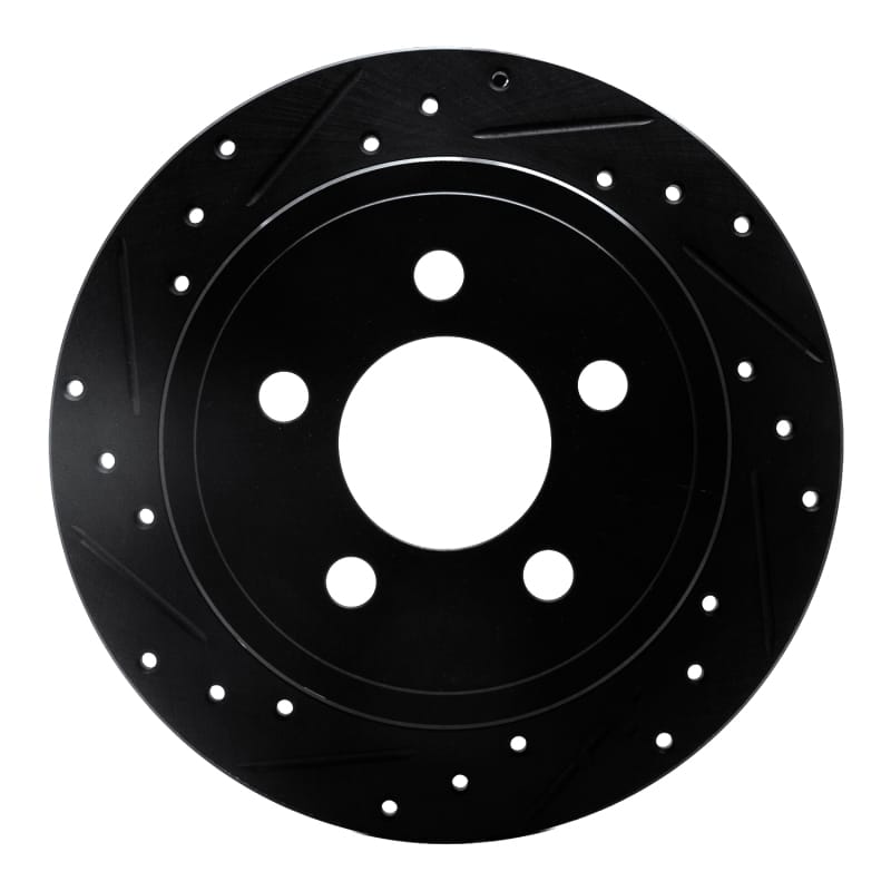R1 Concepts — R1 03-07 Jeep Liberty Rear Left Drilled & Slotted Black Brake Rotor
R1 Brake Rotor Drill