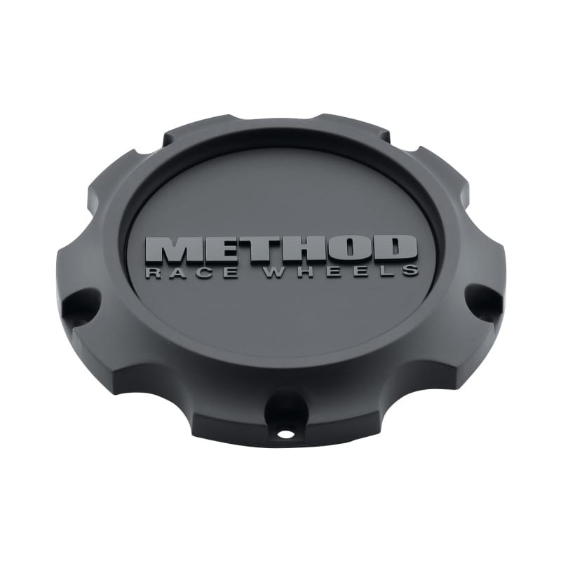 Method Wheels — Method Cap T079 - 106.25mm - Black - 1 Piece - 6 lugs - Screw On