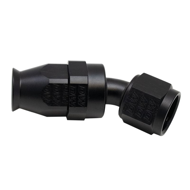 DeatschWerks — DeatschWerks 8 AN Female Flare Swivel 30-Degree Hose End PTFE - Anodized Matte Black
Lines & Fittings