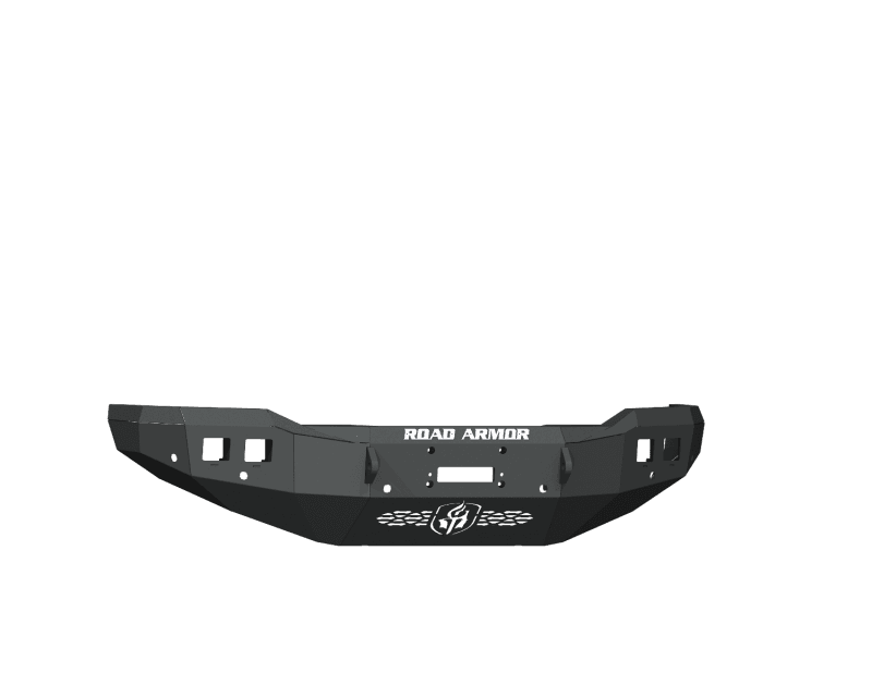 Road Armor — Road Armor 19-20 Ram 2500 Stealth Front Winch Bumper w/6 Sensor Holes - Tex Blk