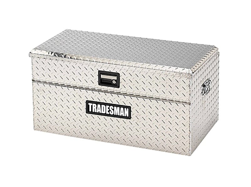 Tradesman — Tradesman Aluminum Flush Mount Truck Tool Box (40in.) - Brite