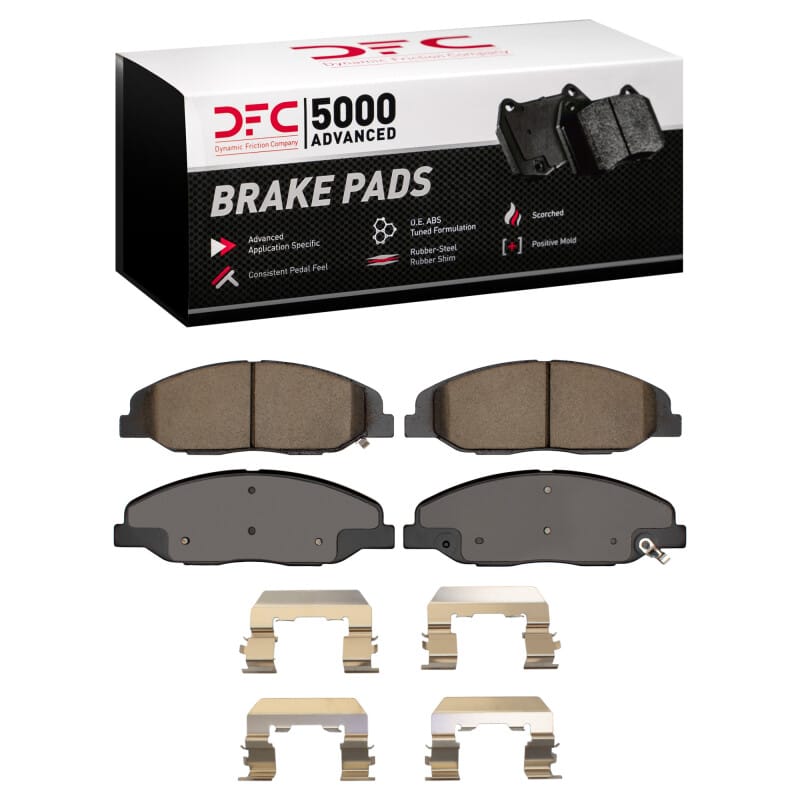 DFC — DFC 08-14 Cadillac CTS Front 5000 Advanced Ceramic Brake Pads and Hardware Kit
DFC Brake Pad Set