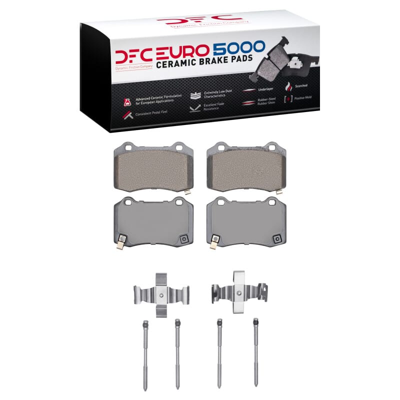 DFC — DFC 18-25 Dodge Durango Rear Euro 5000 Ceramic Brake Pads and Hardware Kit
DFC EURO Pads + HW