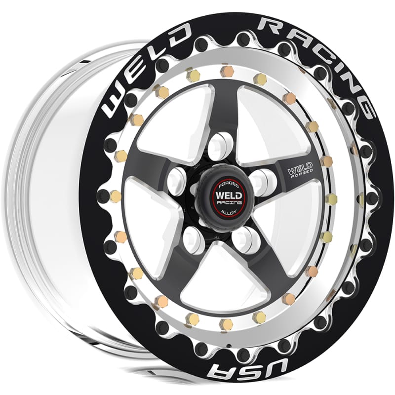 Weld — Weld Weldstar 15x10 / 5x4.75 BP / 6.5in. BS Black Wheel - Black Single Beadlock MT
15X10'' Weldstar