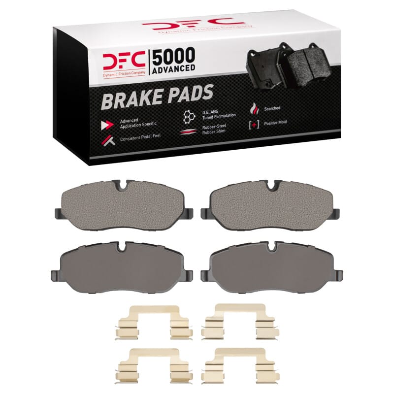DFC — DFC 05-09 Land Rover Range Rover Sport Front 5000 Advanced Low Metallic Brake Pads and Hardware Kit
DFC Brake Pad Set