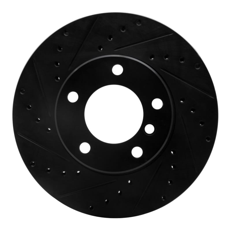 R1 Concepts — R1 96-03 BMW 528I Front Left Drilled & Slotted Black Brake Rotor
R1 Brake Rotor Drill