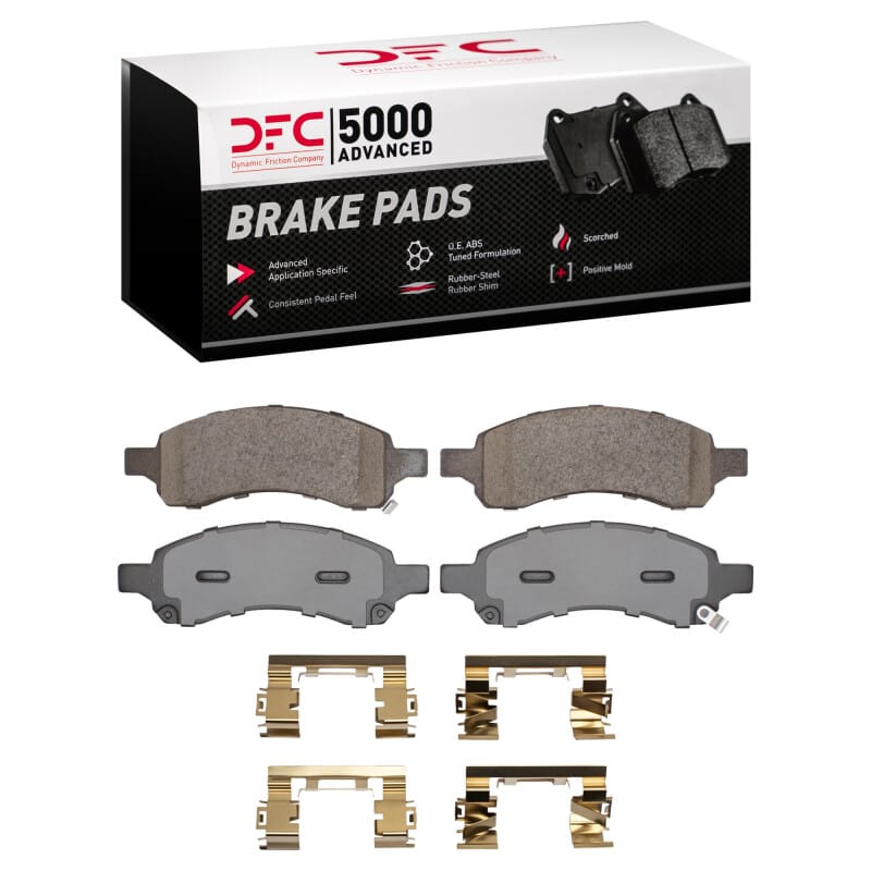 DFC — DFC 06-12 Buick Rainier Front 5000 Advanced Ceramic Brake Pads and Hardware Kit
DFC Brake Pad Set