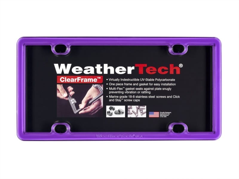 WeatherTech — WeatherTech ClearFrame - Purple
LicensePlateFrame