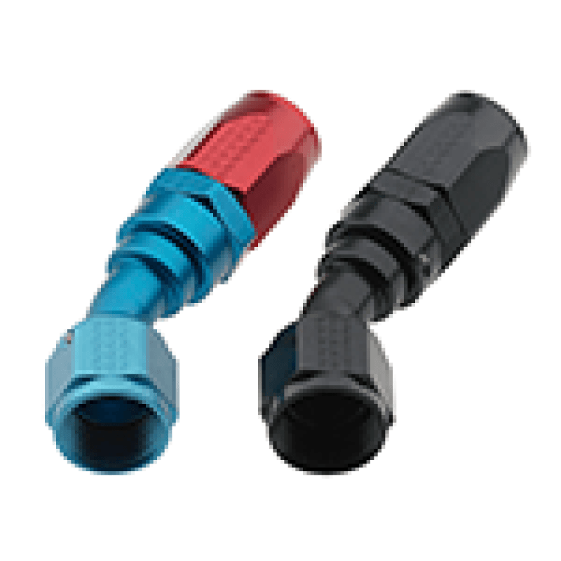 Fragola — Fragola -16AN Fem x -12AN Hose 30 Degree Reducing Hose End - Black