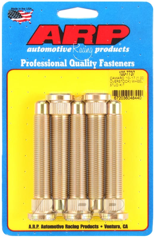 ARP — ARP 10-17 Chevrolet Camaro M14 1in Over Stock Length Wheel Stud Kit