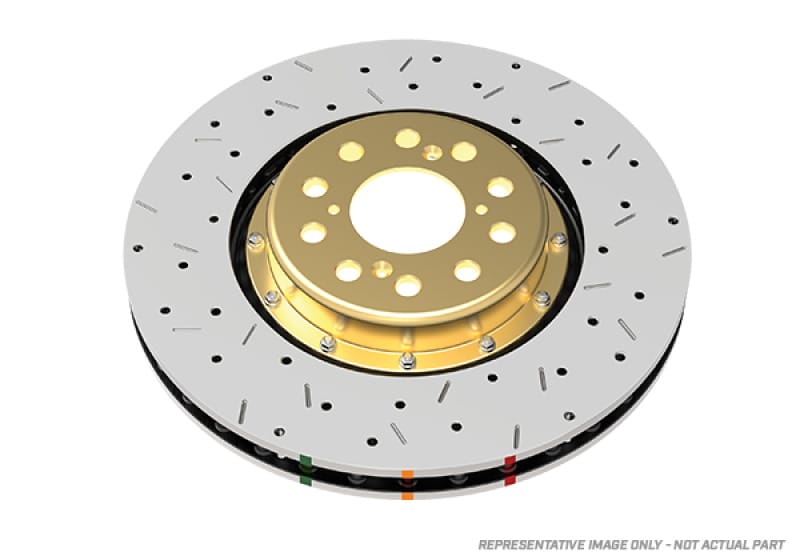 DBA — DBA 16+ Chevy Camaro ZL1 Front Drilled/Slotted 5000 Series 2 Piece Rotor Assembled w/ Black Hat
Brake Rotor