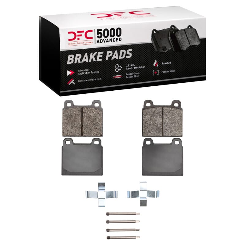 DFC — DFC 75-85 Ferrari 308 GTSI Front 5000 Advanced Low Metallic Brake Pads and Hardware Kit
DFC Brake Pad Set