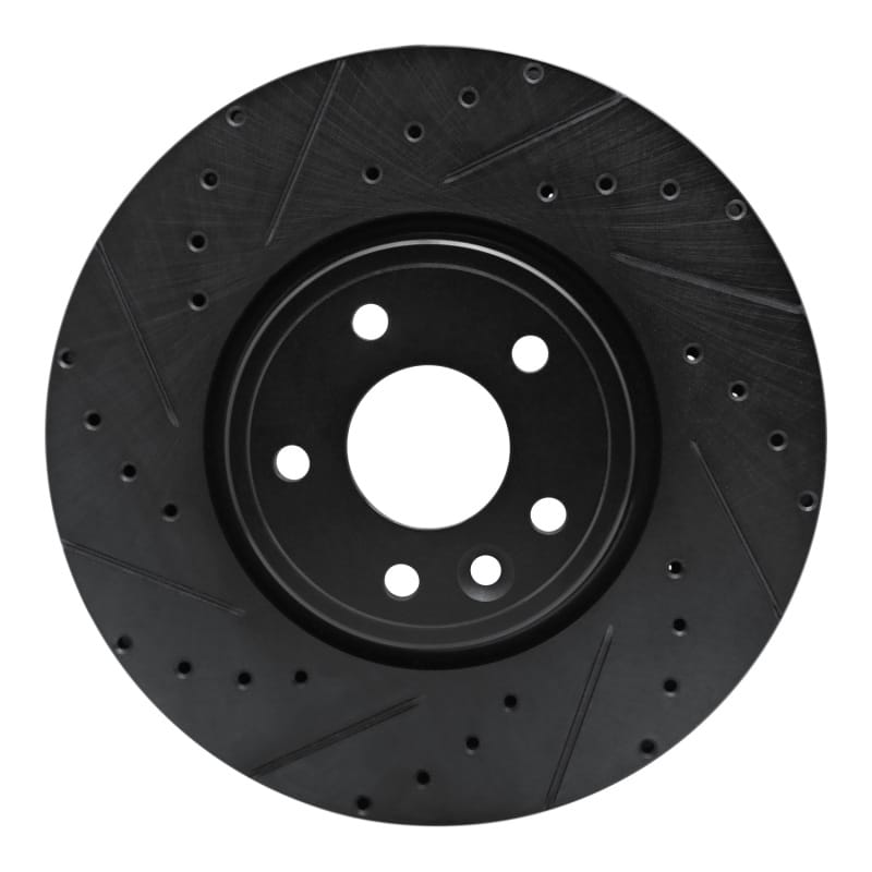 R1 Concepts — R1 17-19 Jaguar XE Front Left Drilled & Slotted Black Brake Rotor
R1 Brake Rotor Drill