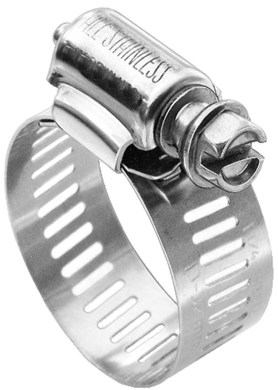 Gates — Gates Stainless Steel Heavy-Duty Clamp Size 1 (Hose ID 5/32in-1/2in / Range 1/4in-5/8in)