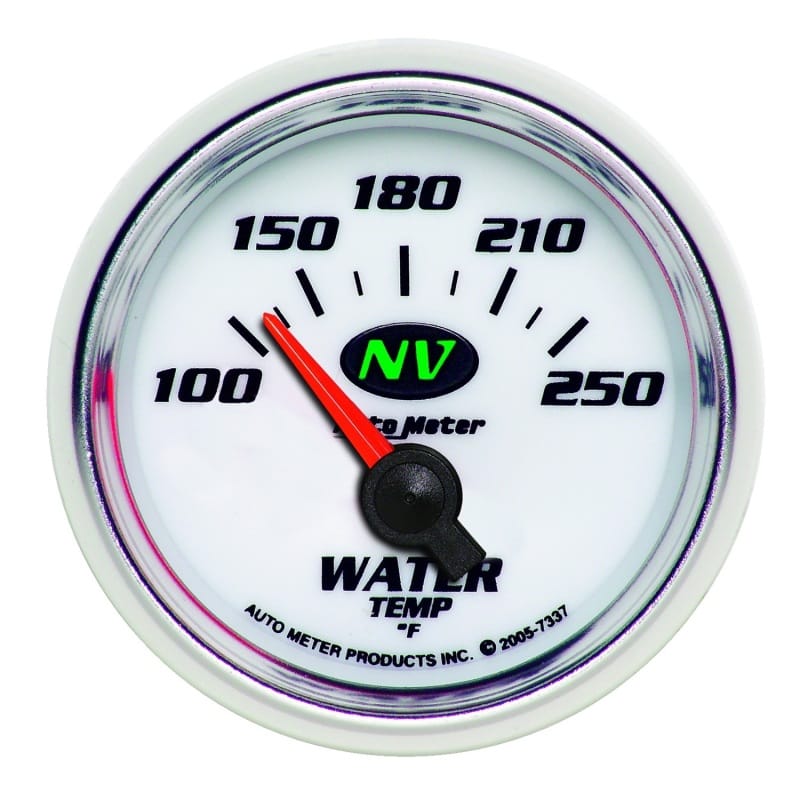 AutoMeter — AutoMeter Gauge Water Temp 2-1/16in. 100-250 Deg. F Electric NV
2-1/16" WATER TEMP,