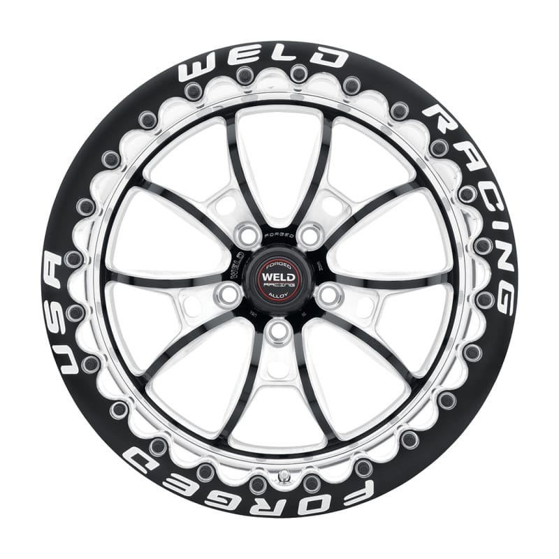 Weld — Weld S80 17x11 / 5x115 BP / 6.2in BS Black Wheel (High Pad) - Black Single Beadlock MT