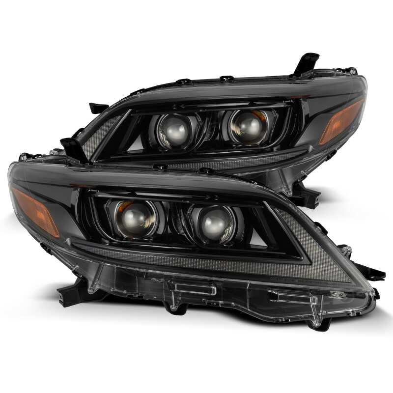 AlphaRex — AlphaRex 11-21 Toyota Sienna LUXX LED Proj Headlights Plank Style Alpha Black w/Seq Signal/DRL
Projector Headlights
