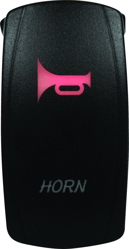 DragonFire Racing — Dual LED Switch, Laser-Etched, Horn On/Off, Red