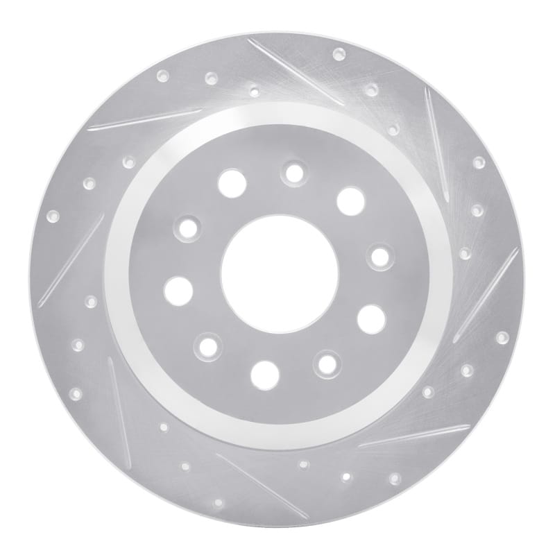 R1 Concepts — R1 18-25 Jeep Wrangler Rear Right Drilled & Slotted Silver Brake Rotor
R1 Brake Rotor Drill