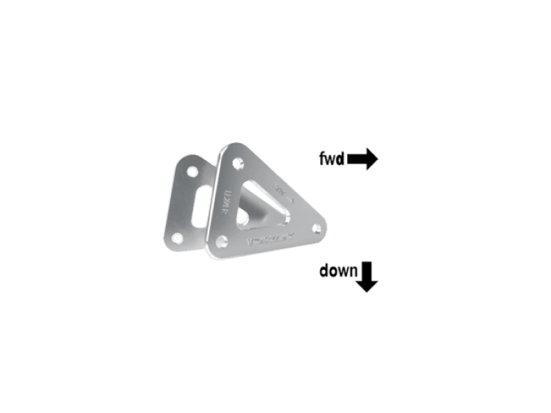 Vortex Racing — Vortex Racing 07-23 Honda CBR600 RR Lowering Link Kit- Silver