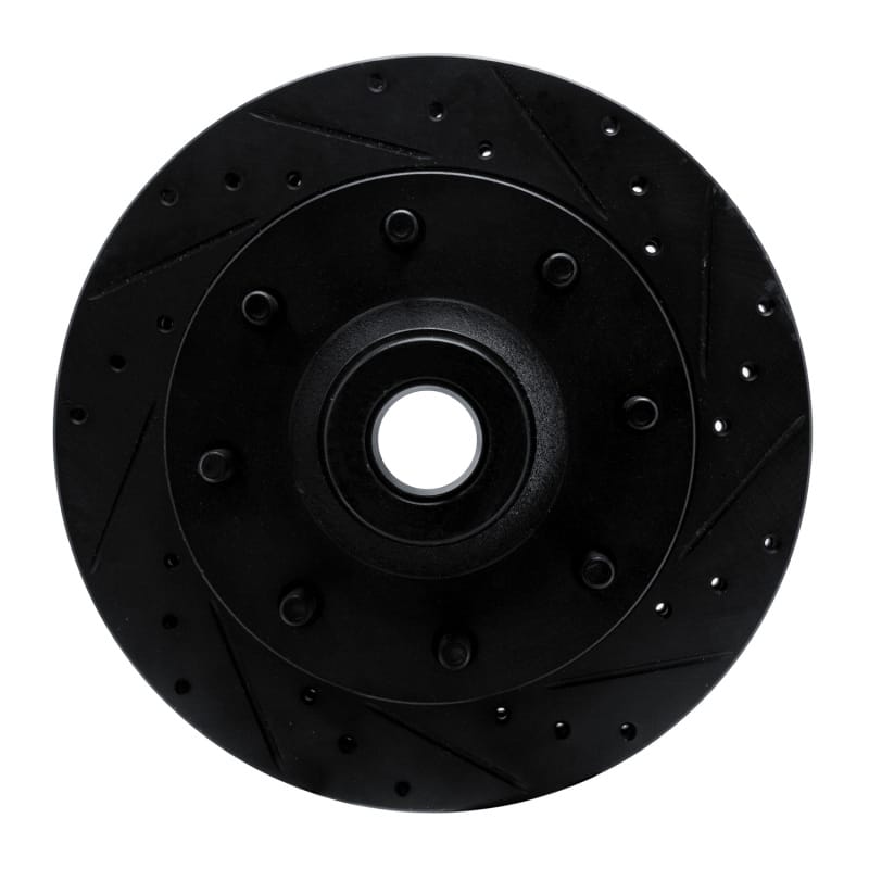 R1 Concepts — R1 78-97 Dodge B200 / B200 Van / B250 Front Right Drilled & Slotted Black Brake Rotor
R1 Brake Rotor Drill