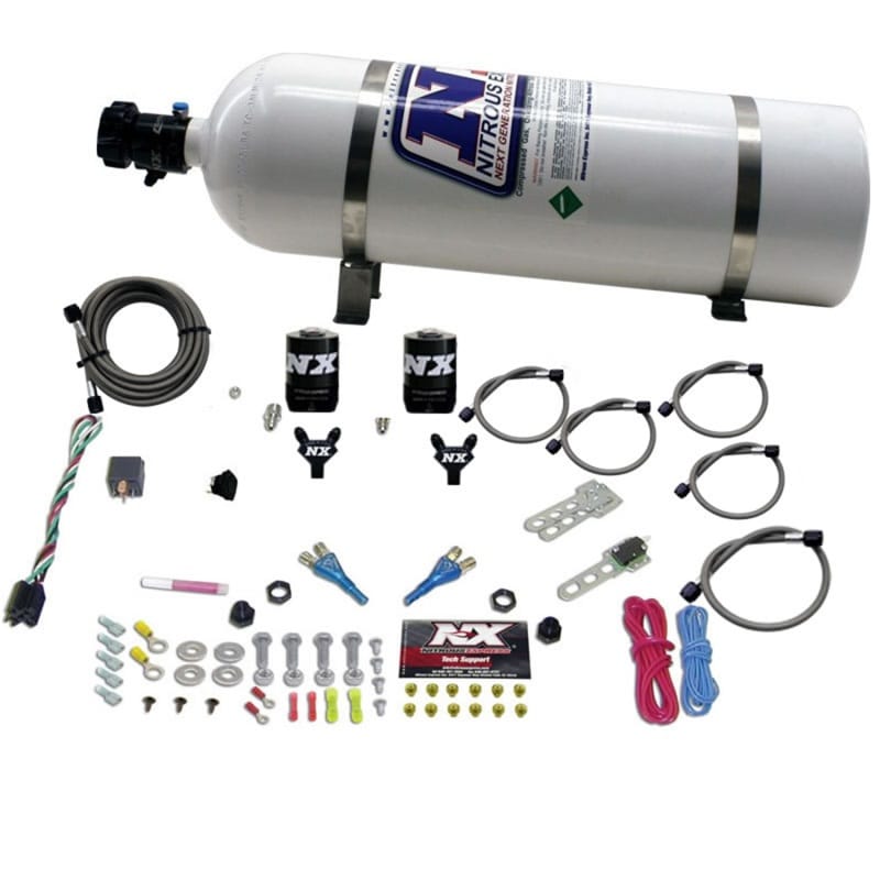 Nitrous Express — Nitrous Express BMW EFI All Dual Nozzle Nitrous Kit (50-300 HP) w/15lb Bottle
Injection System Kit
N2OSys