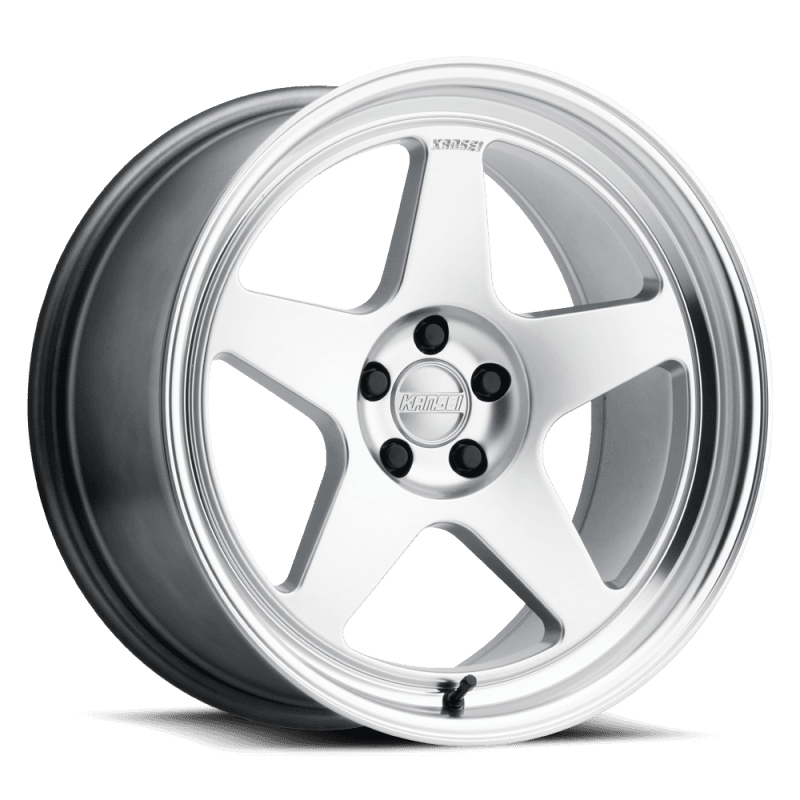 Kansei — Kansei K12H Knp 18x8.5in / 5x120 BP / 35mm Offset / 72.6mm Bore - Hyper Silver Wheel