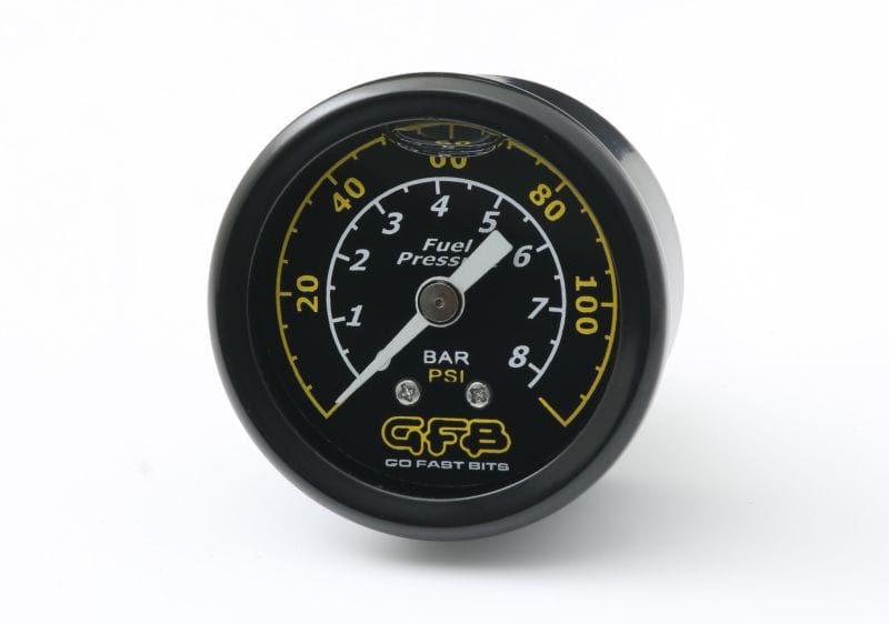 Go Fast Bits — GFB Fuel Pressure Gauge (Suits 8050/8060) 40mm 1-1/2in 1/8MPT Thread 0-120PSI
Fuel Gauge