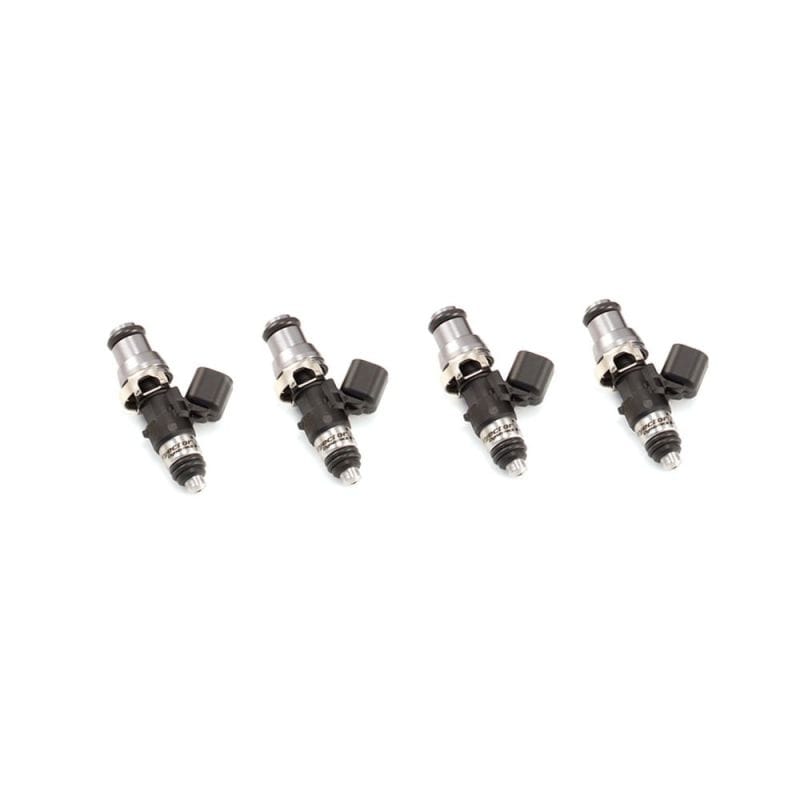 Injector Dynamics — Injector Dynamics 1050cc Injectors-48mm L/14mm Adaptor Top/2x8mm Lower O-Ring (SFC Rails) (Set of 4)