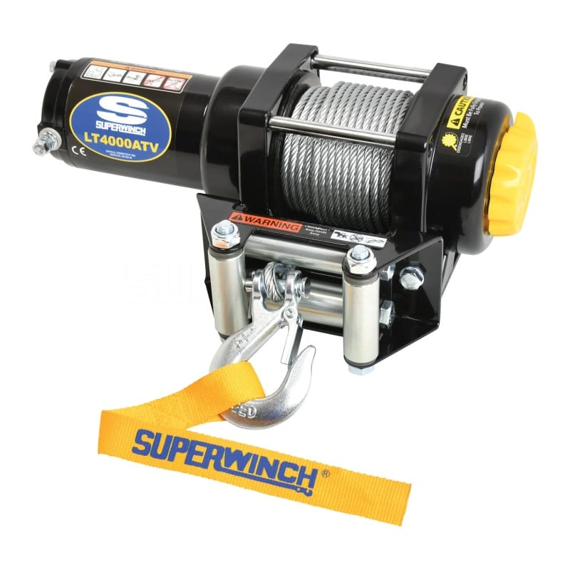 Superwinch — Superwinch 4000 LBS 12V DC 3/16in x 50ft Steel Rope LT4000 Winch
Winch