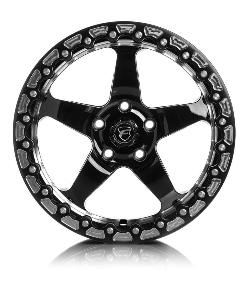 Forgestar — Forgestar D5 Beadlock 17x10 / 5x115 BP / ET00 / 5.5in BS Gloss Black Wheel