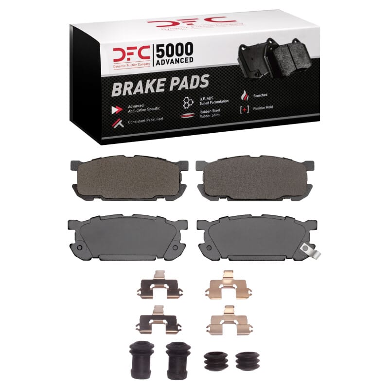 DFC — DFC 01-05 Mazda Miata Rear 5000 Advanced Ceramic Brake Pads and Hardware Kit
DFC Brake Pad Set