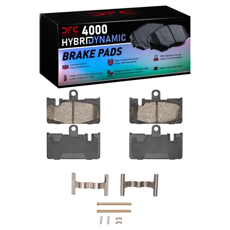 DFC — DFC 01-06 Lexus LS430 Rear 4000 HybriDynamic Brake Pads and Hardware Kit
DFC Brake Pad Set