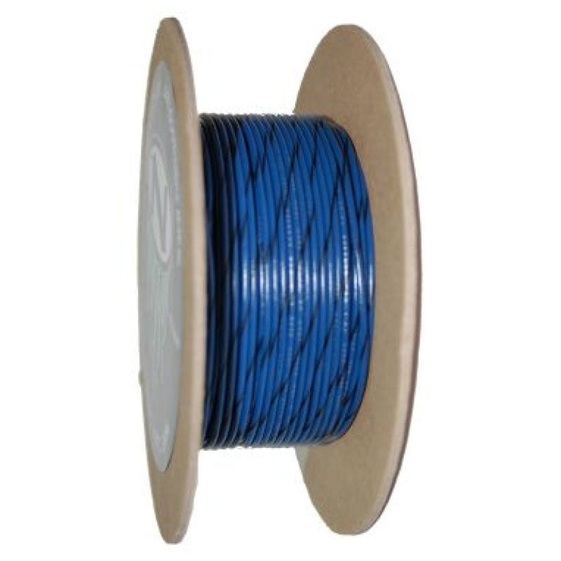 NAMZ — NAMZ OEM Color Primary Wire 100ft. Spool 20g - Blue/Black Stripe
