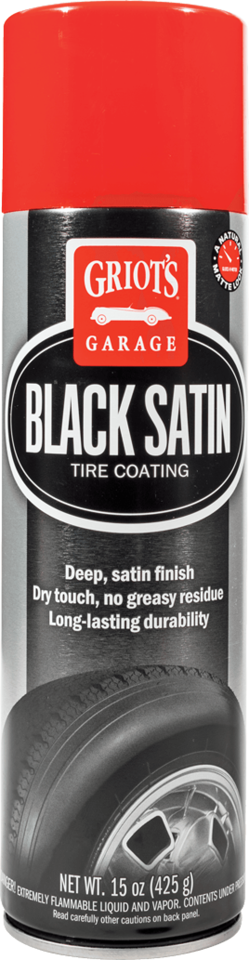 Griots Garage — Griots Garage Black Satin Tire Coating - 15oz (Aerosol)
10951