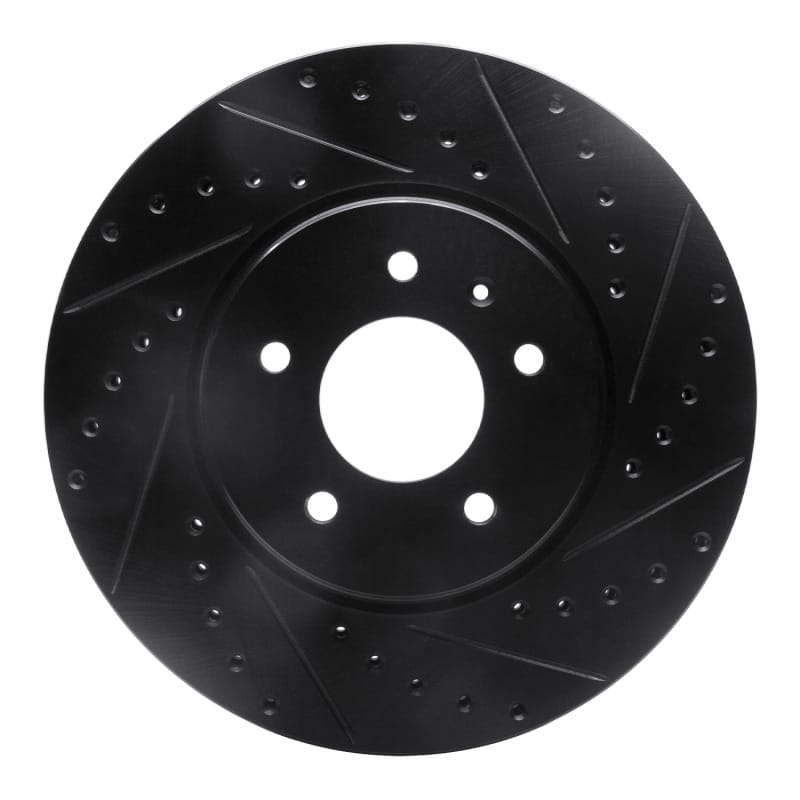 R1 Concepts — R1 09-11 Cadillac STS Front Right Drilled & Slotted Black Brake Rotor
R1 Brake Rotor Drill