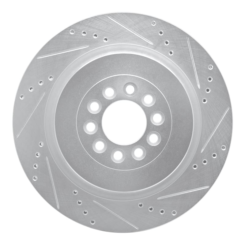 R1 Concepts — R1 03-05 Jaguar XJR Front Right Drilled & Slotted Silver Brake Rotor
R1 Brake Rotor Drill