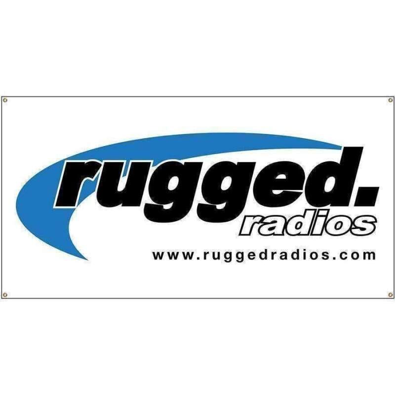 Rugged Radios — Rugged Radios Rugged Radios Race Banners - Available In Different Sizes 2 x 4 Banner
