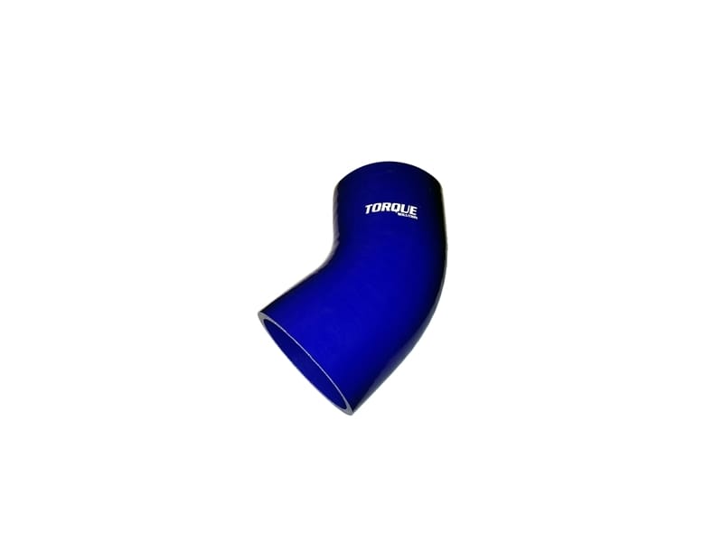 Torque Solution — Torque Solution 45 Degree Silicone Elbow: 2 inch Blue Universal