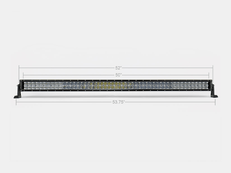 Cali Raised LED — Cali Raised 52 Curved 5D Dual Row 5D Optic Osram Led Bar - Spot