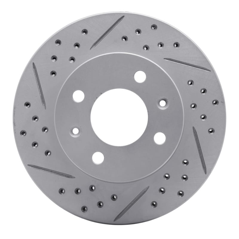 R1 Concepts — R1 03-06 Dodge Verna (Mexico) Front Left Drilled & Slotted Geo-Carbon Rotor