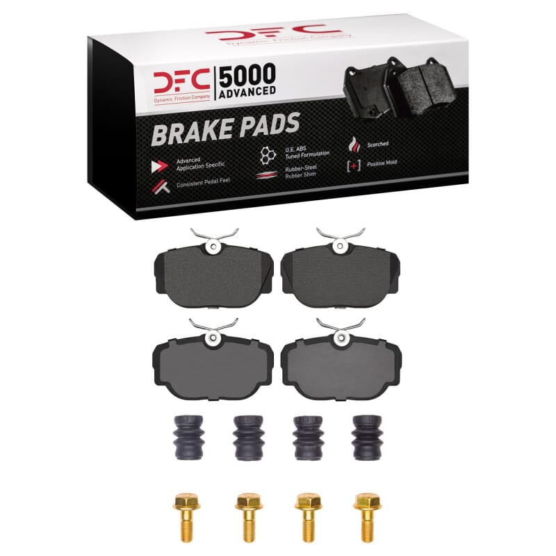 DFC — DFC 94-02 Land Rover Range Rover Rear 5000 Advanced Low Metallic Brake Pads and Hardware Kit
DFC Brake Pad Set
