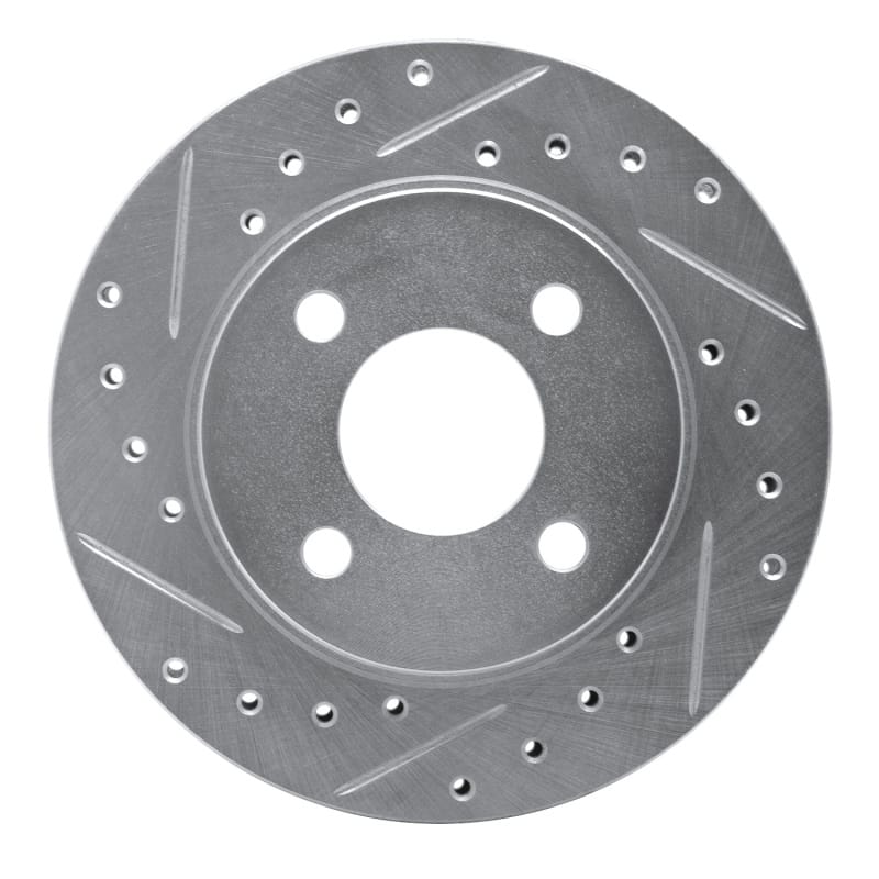 R1 Concepts — R1 81-87 Chrysler Town & Country Front Left Drilled & Slotted Silver Brake Rotor
R1 Brake Rotor Drill
