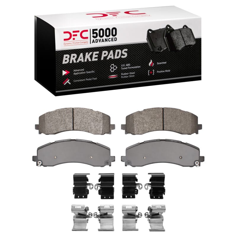 DFC — DFC 19-25 Ram 3500 Rear 5000 Advanced Semi Metallic Brake Pads and Hardware Kit