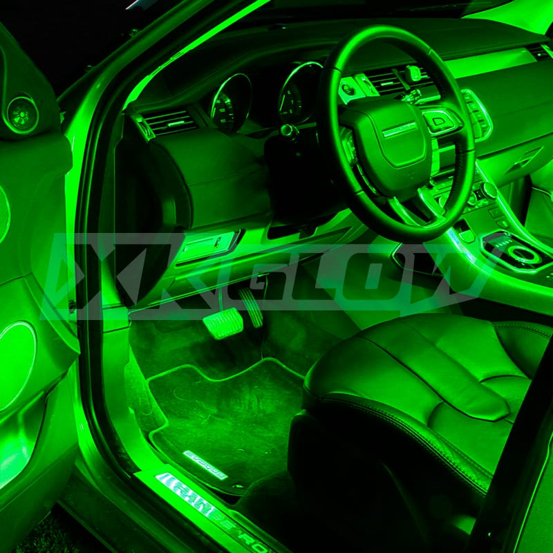 XKGLOW — XK Glow Single Color XKGLOW UnderglowLED Accent Light Car/Truck Kit Green - 4x8In
