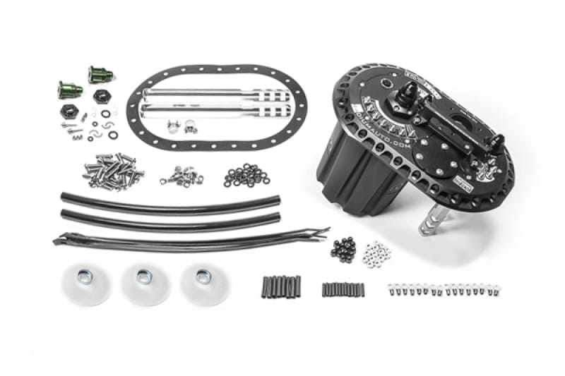 Radium Engineering — Radium Engineering FCST-X Brushless Ti Automotive E5LM Fuel Cell Surge Tank (Pumps NOT Included)