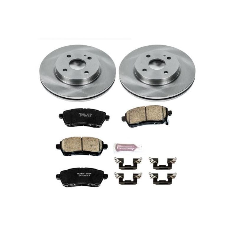 PowerStop — Power Stop 11-14 Mazda 2 Front Autospecialty Brake Kit
